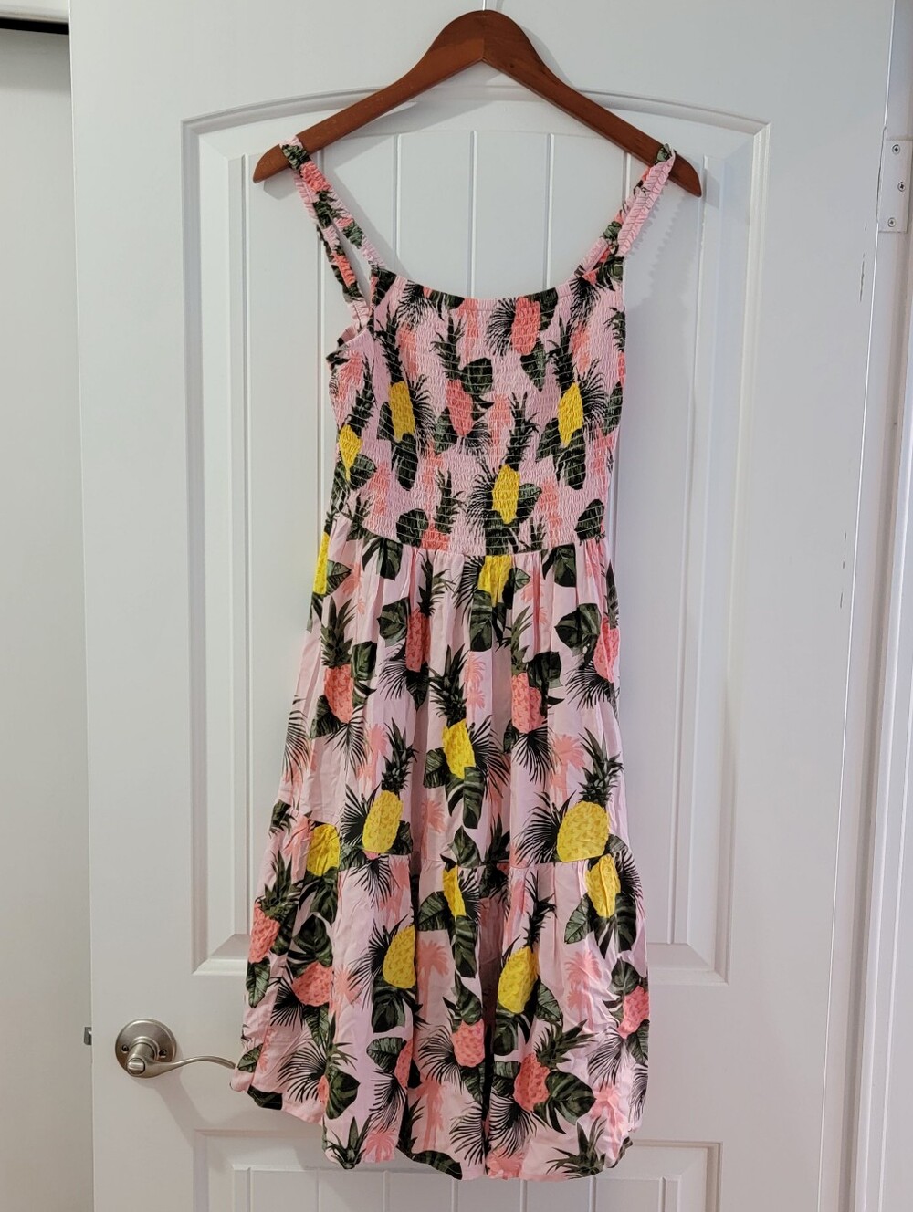 Women's Dress by The Children Place Size S Tropical Pineapple Layered NWT